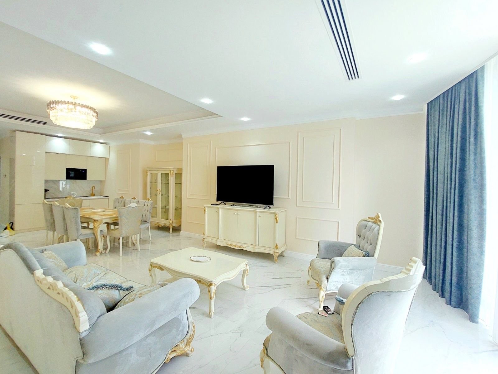 პრემიუმ კლასის 3-ოთახიანი აპარტამენტი King David Residences-ში | TbilisiKey