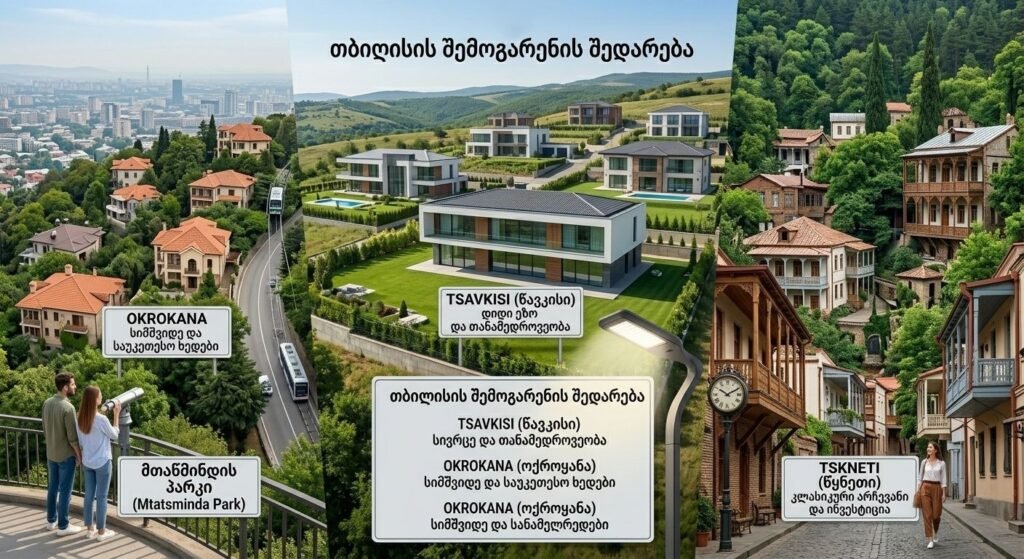 საუკეთესო სააგარაკე ზონები თბილისთან